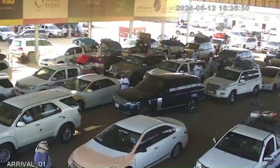 منفذ الوديعة البري يشهد توافد اعداد كبيرة من المسافرين هي الاولى منذ افتتاح المنفذ لقضاء إجازة عيد الأضحى المبارك