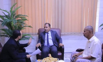 وكيل محافظة حضرموت لشؤون مديريات الوادي والصحراء يتفقد مستوى الانضباط الوظيفي عقب إجازة العيد