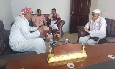 المدير العام السماحي يستقبل رئيس قسم التوجيه بمكتب وزارة التربية والتعليم بالوادي والصحراء