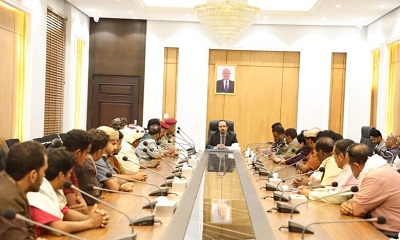 خلال لقاء المحافظ بهم اليوم قبائل ثعين تؤكد مساندتها لجهود حفظ الأمن وتحسين الخدمات