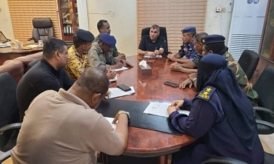 مدير أمن ساحل حضرموت يناقش خطة تأمين العملية الامتحانية
