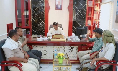 مدير عام سيئون يطلع على نشاط مكتب الأشغال العامة والطرق، ويشدد على تحسين الخدمات وتوافقها مع المرحلة الراهنة