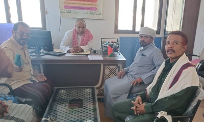 تدشين اختبارات الشهادة الثانوية العامة بقسميه العلمي والأدبي للعام الدراسي 2024/2023م في مديرية السوم