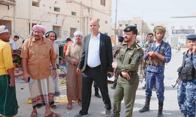 مدير عام سيئون يشرف ميدانيا على إزالة العشوائيات المستحدثة بحزام مجمع ديوان سيئون