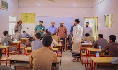 مدير تربية القطن يطلع على سير العملية الإمتحانية للشهادة العامة بمجمعي السفولة وبلقيس التربوي