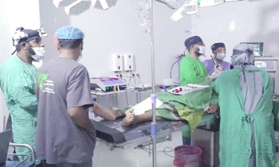 إختتام المخيم الجراحي المجاني السابع بمديرية تريم 