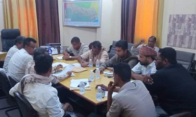 فتح مظاريف مشاريع تنموية بمديرية غيل باوزير