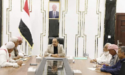 الكتلة النيابية بحضرموت تتدارس مع المحافظ أوضاع المحافظة وتصدر بيانًا مساندًا لجهود توحيد الصف