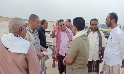 مدير عام مديرية غيل باوزير يشرف ترتيبات مهرجان البلدة السياحي بساحل شحير