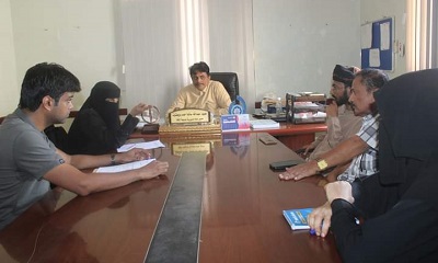 مدير عام مديرية المكلا يلتقي مدير مشروع تعزيز الوصول للعدالة بين الجنسين