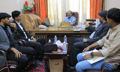 باحشوان يلتقي وفد من منظمة سائس للتنمية الدبلوماسية وحقوق الإنسان