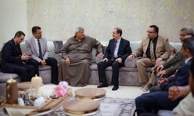 الارياني والعمقي يزوران عدداً من الشخصيات الوطنية في حضرموت