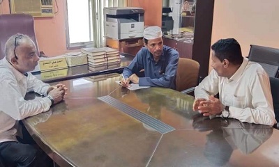 رئيس مكتب حضرموت الجامع في المكلا يلتقي مدير دائرة الوعظ والإرشاد بمكتب الأوقاف