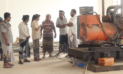 مدير عام بروم ميفع يتفقد مشروعي كهرباء ومياه غيظة البهيش