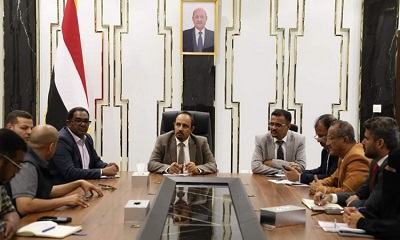 محافظ حضرموت يبحث مع وفد منظمة FAO باليمن التدخلات في قطاعات الزراعة والمياه والبحوث وحماية البيئة