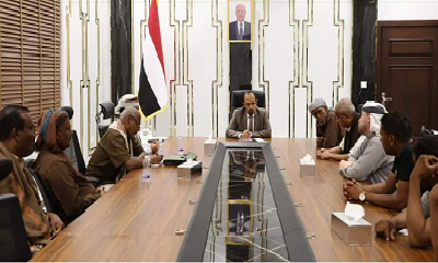 محافظ حضرموت يشيد بالخطوات الايجابية لتوحيد الكلمة والصف