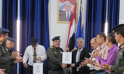 لجنة مشتركة تشيد بجهود كلية الشرطة في حضرموت