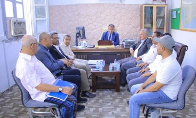 وكيل المحافظة يترأس لقاء لبحث إجراءات مواجهة التأثيرات المحتملة للموجة المدارية على مديريات وادي وصحراء حضرموت