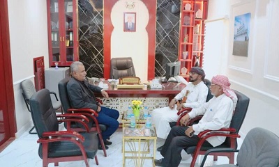 بحث جوانب العمل المشترك بين السلطة المحلية بمديريتي سيئون وشبام