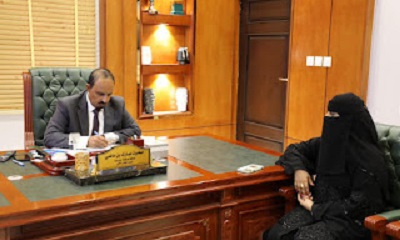 محافظ حضرموت يطلع على أنشطة مؤسسة مد للتنمية ومجموعة أرك ضمن مشروع الوكالة الأمريكية لدعم السلام