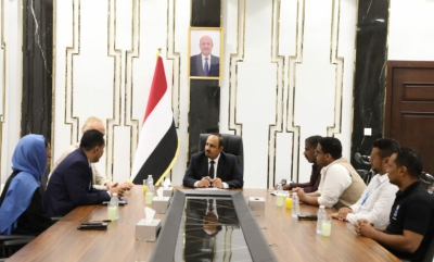  محافظ حضرموت يبحث مع وفد UNDP مشاريع البرنامج والتحضير لعقد ورشة تقويمية بالمكلا 