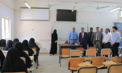  الوكيل العامري ورئيس الجامعة يدشنان العام الجامعي الجديد 2024م–2025م بجامعة سيئون. 