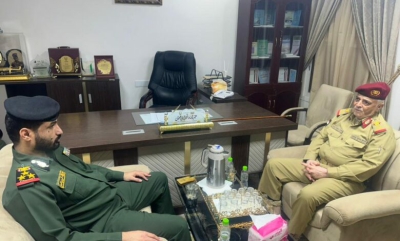  مدير أمن الوادي والصحراء يناقش مع قائد المنطقة العسكرية الاولى التنسيق المستمر لتنفيذ الحملات الأمنية المشتركة