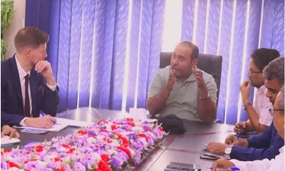 المهندس بن مخاشن يفنّد لمستشار المبعوث الخاص للأمين العام للأمم المتحدة لليمن الدور الخدمي والحيوي لمؤسسة الكهرباء بساحل حضرموت