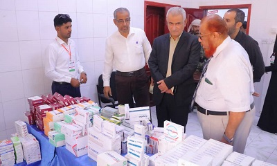 تزامنا مع اليوم العالمي لمرضى السكري .. مدير عام سيئون يدشن المخيم المجاني لمرضى السكري بمستوصف المدينة الطبي الحديث