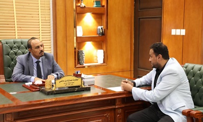 محافظ حضرموت يطلع على نشاط المؤسسة العامة للطرق والجسور بالمحافظة