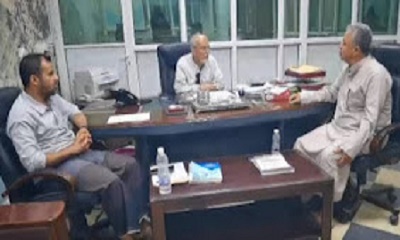 باجرش يلتقي مستشار وزير الزراعة والري و الثروة السمكية لمناقشة الترتيبات النهائية لتدشين مشروع المحركات البحرية تعمل بالغاز للصيادين 