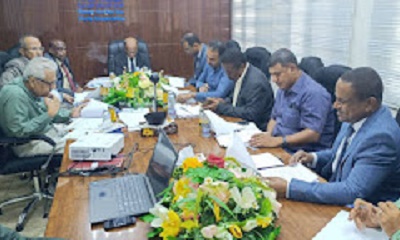 مجلس إدارة مؤسسة موانئ البحر العربي يبحث أوضاع المؤسسة ويتخذ معالجات لتحسين سير أعمالها 
