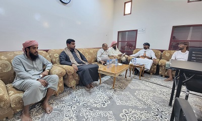 مدير عام شبام يلتقي لجنة المساقي الأهلية بمنطقة موشح