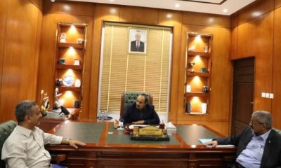 محافظ حضرموت يُشيد بالإجراءات الجمركية بميناء الوديعة البري