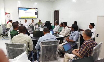 دورة تدريبية بمكتب وزارة الصحة بالوادي حول منصة المعلومات الصحية DHIS2
