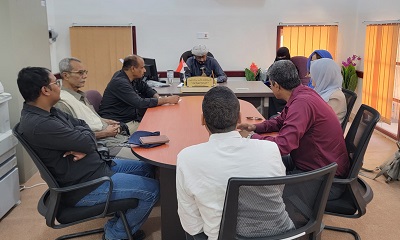 برئاسة مدير عام شبام إجتماع يناقش آلية تنفيذ مشروع ترميم مدينة شبام والقصور التاريخي