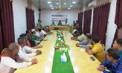 المؤتمر الصحفي للمدير العام لمديرية القطن رئيس المجلس المحلي و رئيس لجنة مهرجان زيارة الهدار للعام 2024م لموسمها ال"158"