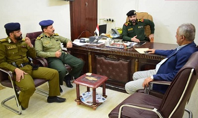 مدير أمن حضرموت الوادي والصحراء يتفقد سير انجاز معاملات المواطنين في استخراج الجوازات والبطاقة الشخصية الذكية