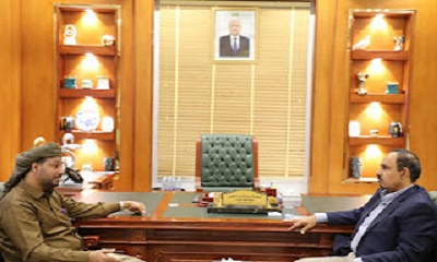 محافظ حضرموت ووزير التربية والتعليم يبحثان جهود تحسين جودة التعليم وتوفير احتياجات استقرار العملية التعليمية 