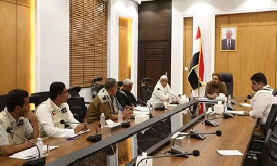 محافظ حضرموت يبحث الترتيبات للبدء بمشروع مدينة الراشد بمديرية الشحر المموّل من وصية عبدالعزيز عبدالمحسن الراشد بدولة الكويت