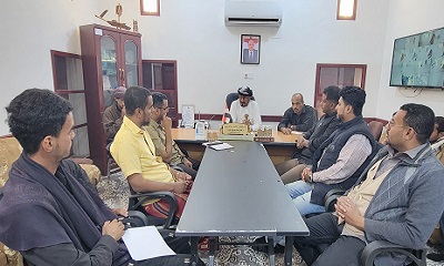 مدير عام شبام يبحث مع المكاتب الاستشارية والهندسية بالمديرية آلية التعاون وخلق فرص آفاق جديدة