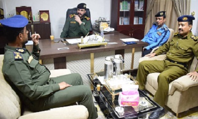 مدير أمن الوادي والصحراء يؤكد خلال لقائة بمدير عام مكافحة المخدرات بأن 2025م عام محاربة آفة المخدرات وضبط المتورطين فيها