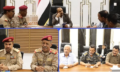 اللجنة الأمنية بحضرموت تعقد اجتماعا استثنائيا وتؤكد على رفض التجنيد خارج المؤسسات الأمنية والعسكرية