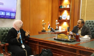 محافظ حضرموت يناقش تدخلات اليونسيف في مشاريع المياه والصحة والتغذية والحماية المجتمعية