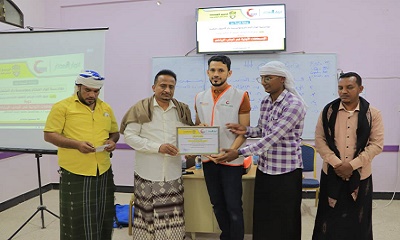 برعاية مؤسسة أنوار المختار ومؤسسة دار الشفاء الطبية فريق الإتحاد بمدودة يقيم دورة الإسعافات الأولية في الجانب الرياضي