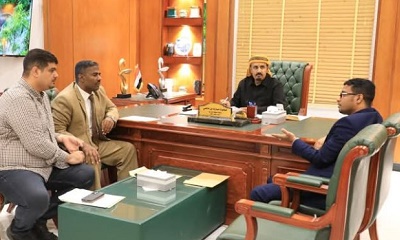 محافظ حضرموت يطلع على خطة مكتب الشباب والرياضة بالوادي لعام 2025م