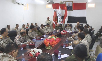 لجنة الاستلام والتسليم بالمنطقة العسكرية الاولى تباشر أعمالها بحضور القادة الخلف والسلف