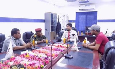 لقاء يبحث سُبل التعاون المشترك بين لواء الريان وجامعة حضرموت لطب الأسرة