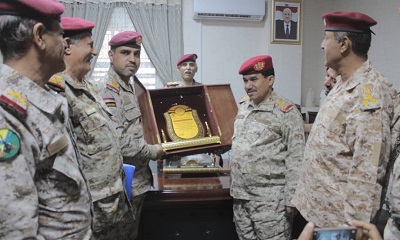 استكمال عملية دور الاستلام والتسليم بين القائد السلف والخلف لقيادة اللواء 135مشاه