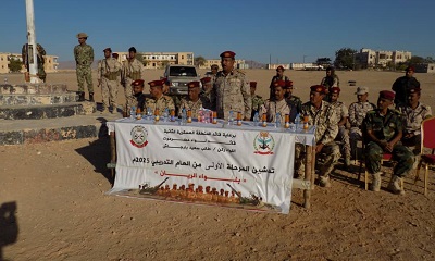 أركان المنطقة العسكرية الثانية يدشن المرحلة الأولى من العام التدريبي 2025 للواء الريان